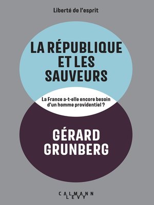 cover image of La République et les sauveurs